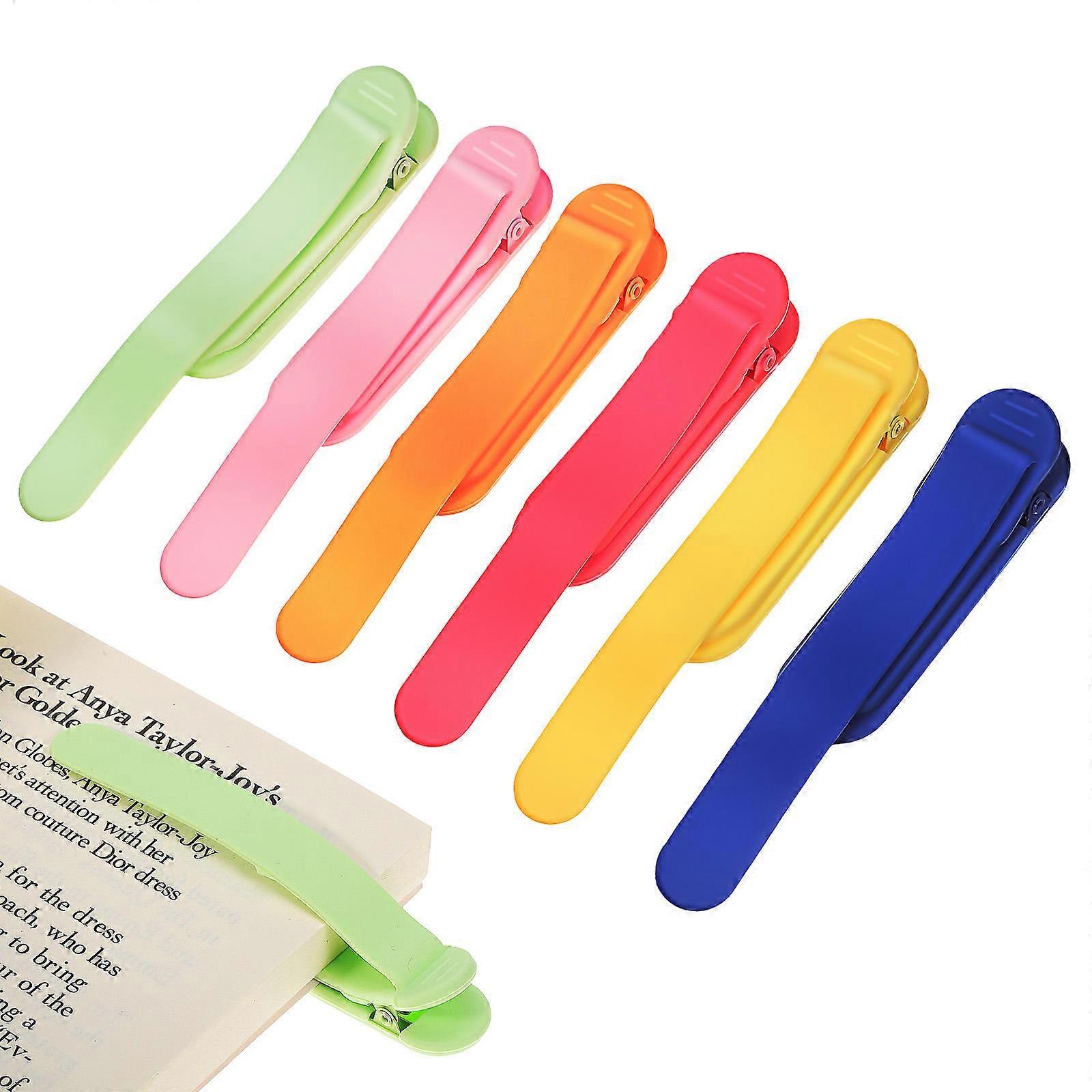 Silicone Notebook Mark Bookmarks For Book Lovers Men Women Reading Accessories Soft Material 6Pcs