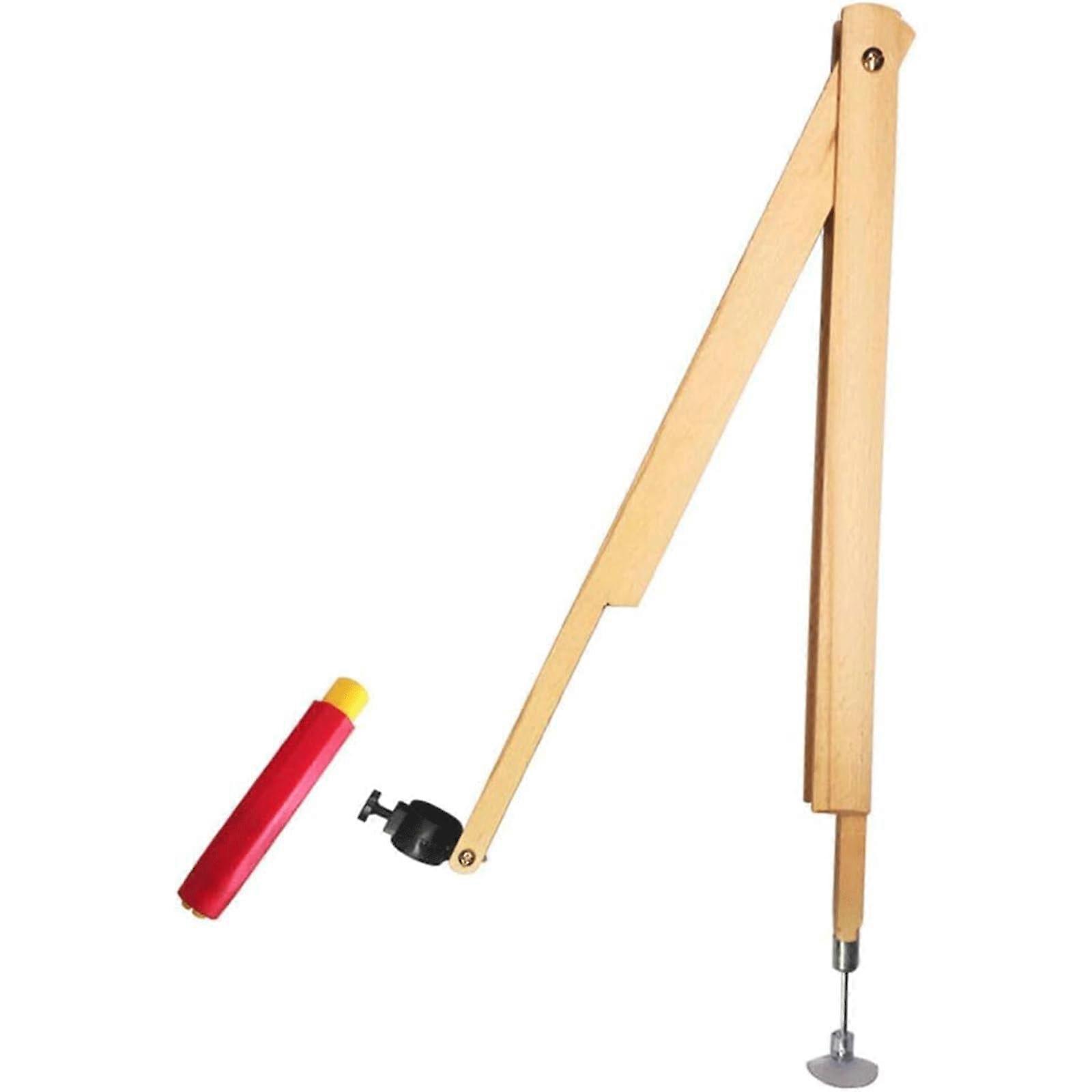 Professional Woodworking Compass, Solid Wood Drawing Circle, 59-Inch Diameter Arc Tool for Geometric Design