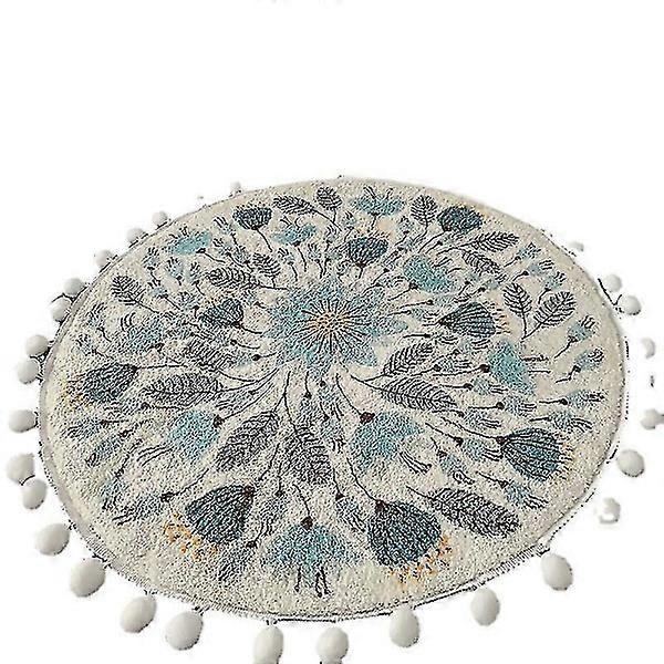 Small Round Rug 60 cm Round Cute Bathroom Mat