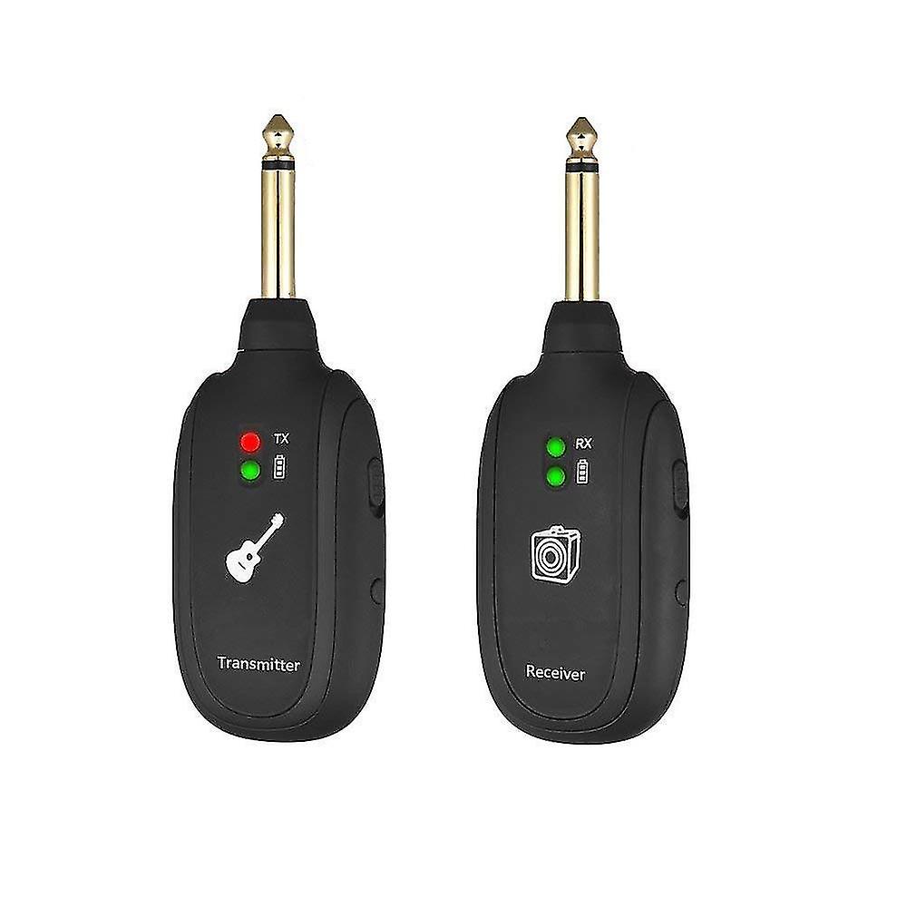 thumbnail image 2 of Wireless Guitar/Bass Audio Transmitter & Receiver System - UHF, 4 Channels, USB Rechargeable 2 of 12