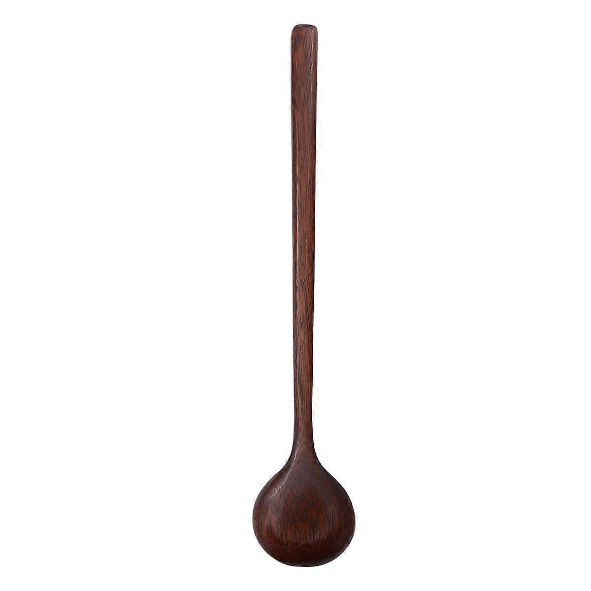 Brown Mixing Spoon for Kitchen Use Perfect for Mixing and Serving Food 1pc