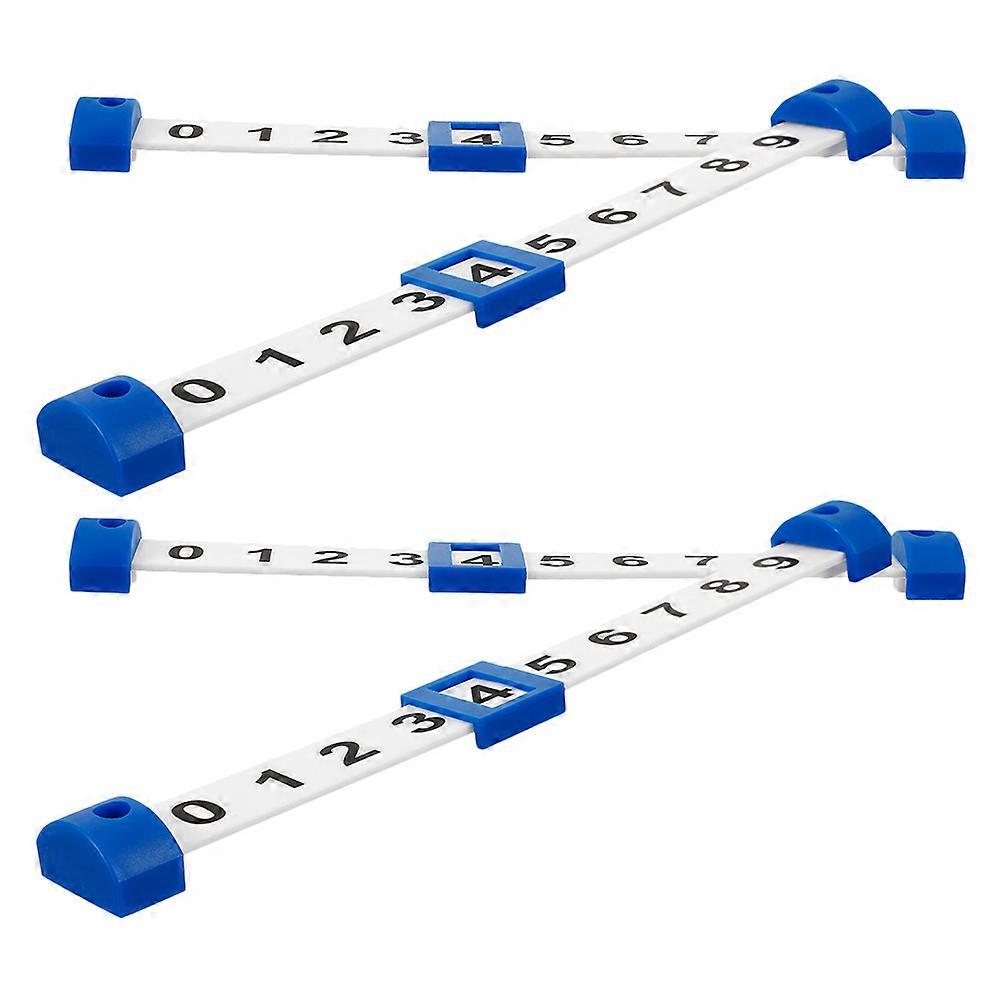 Foosball Table Replacement Men Score Counter Compact 18.50X2.00X2.00CM All Ages Game Organization 4Set