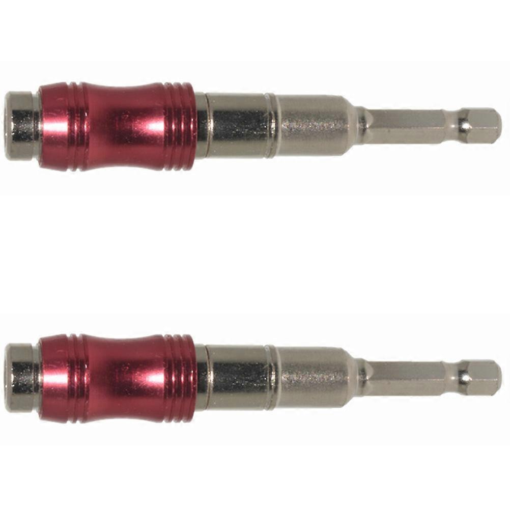 Angled Drill Bit Adapter Pivot Bit Holder Corners Locking Ring 2Pcs