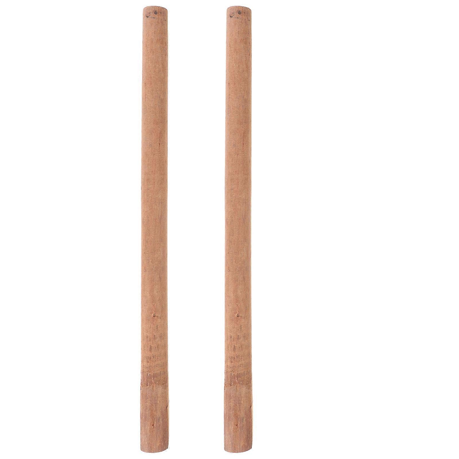 2pcs Square Wooden Hatchet Handles Replacement Broad Shockproof Skid Grip Handles for Outdoor Axes Easy Installation for Gardening and Bushcraft