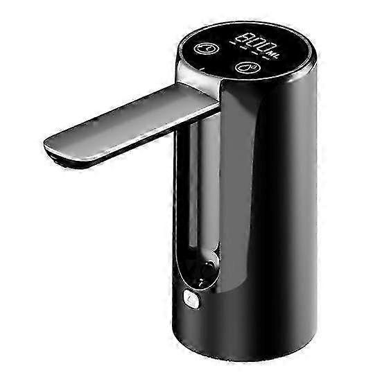 Portable Electric Water Pump with Foldable Spout - Food-Grade Collapsible Design & Smart LED Display for Quiet Operation