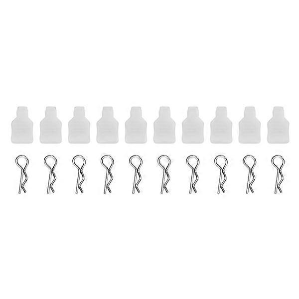 RC car body clips, stable, reliable, small, compact, protective, replaceable, practical, remote control car accessories, white