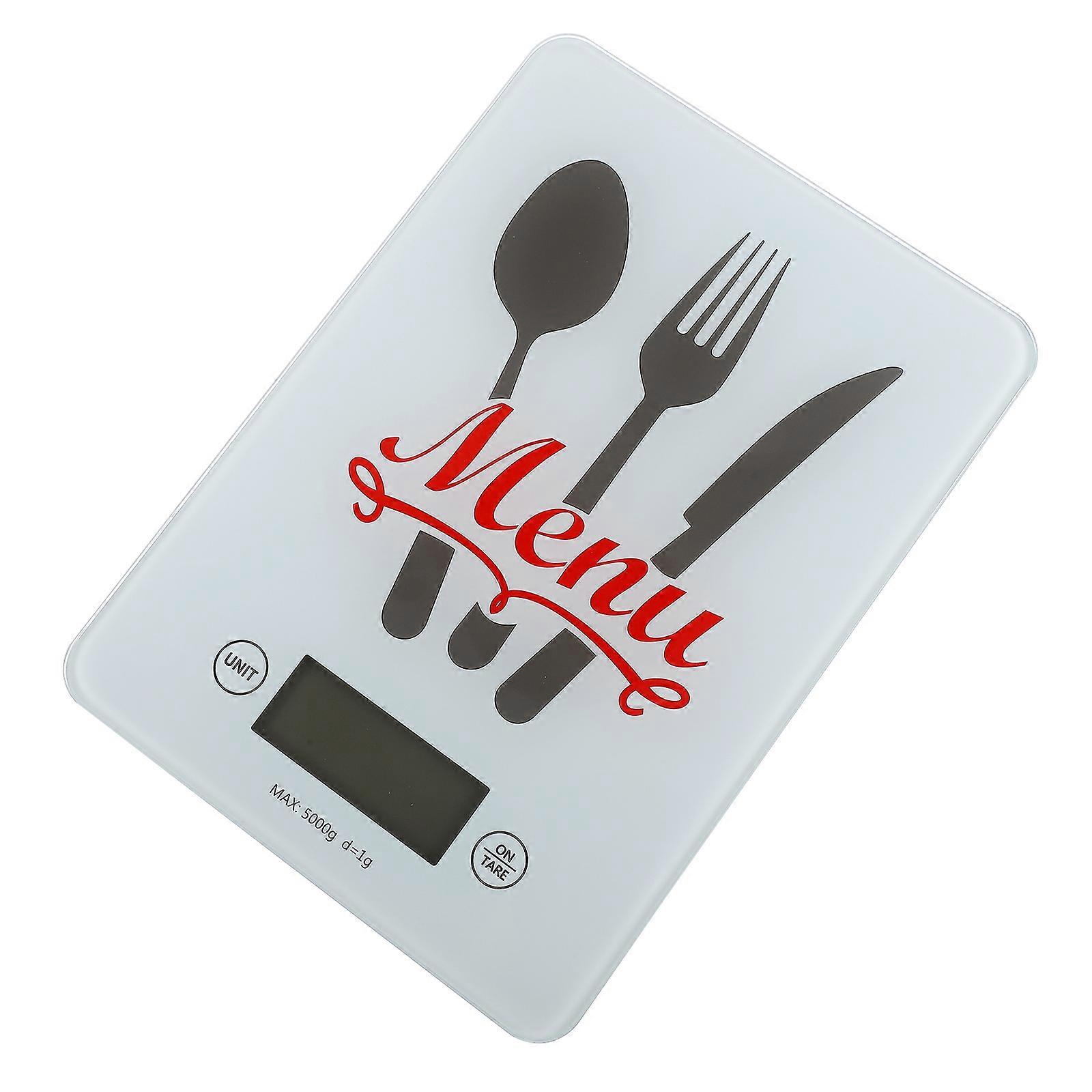 Professional Food Scales High Precision Weighing Tracking Intake Plastic Rectangular 1Set