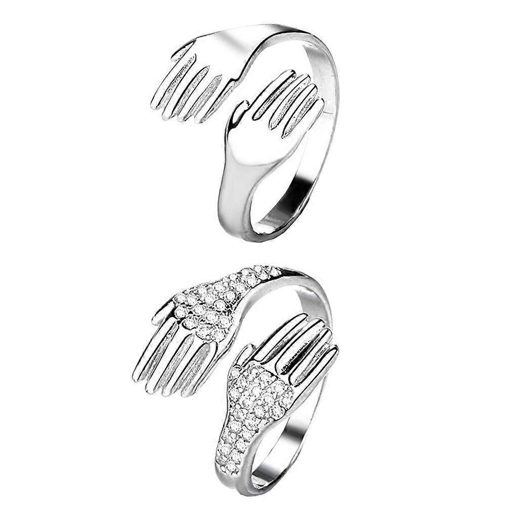 Stylish Copper Ring for Men and Women – Decorative Finger Jewelry with Zircon Inlay, Comfortable and Durable Design for Lovers