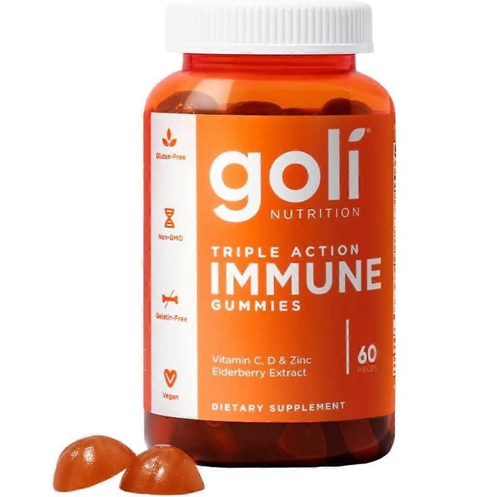 Goli Nutrition Triple Action Immune Gummies 180