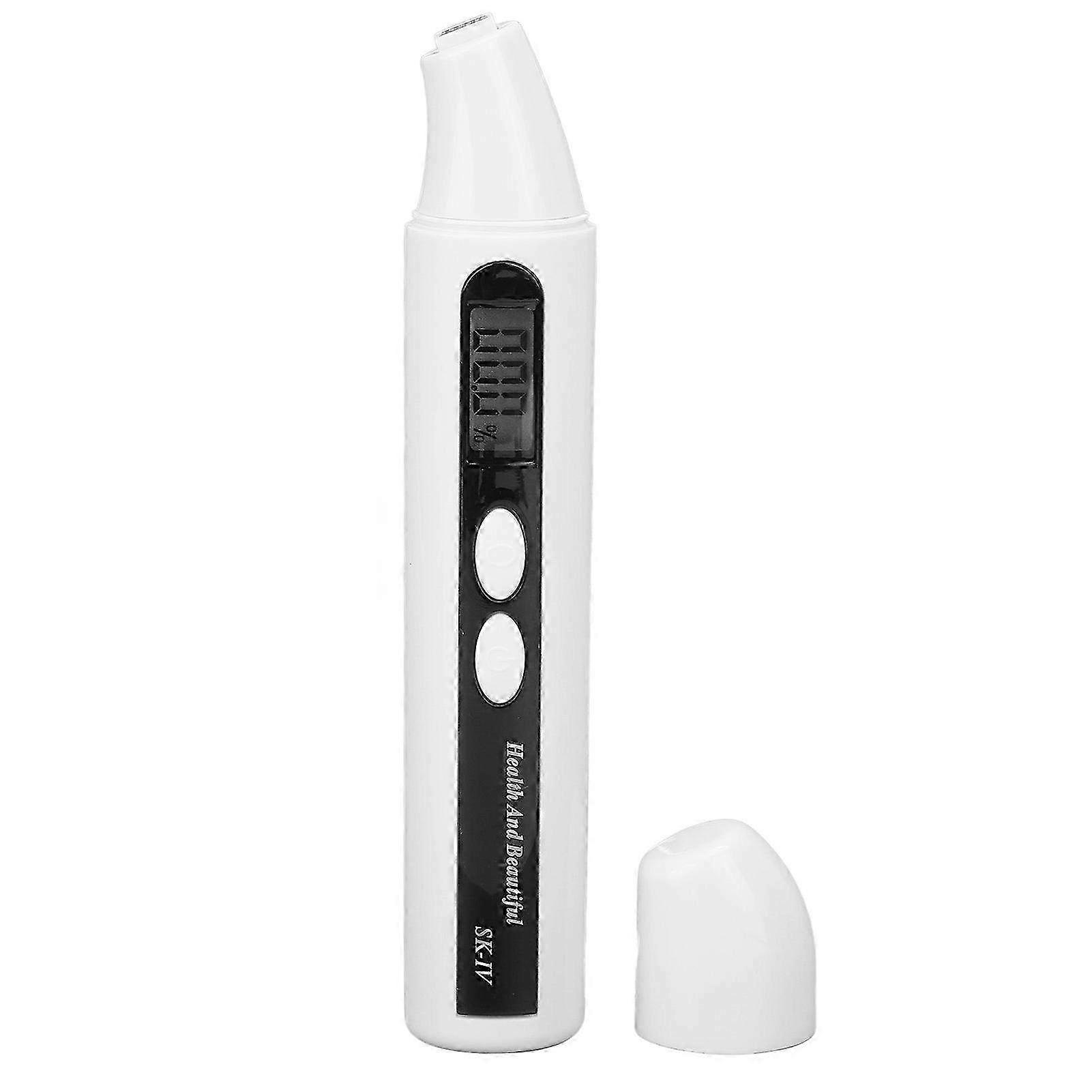 Digital Facial Skin Tester with LED Display - Biosensing Technology Moisture Analyzer for Accurate Skin Hydration Measurement