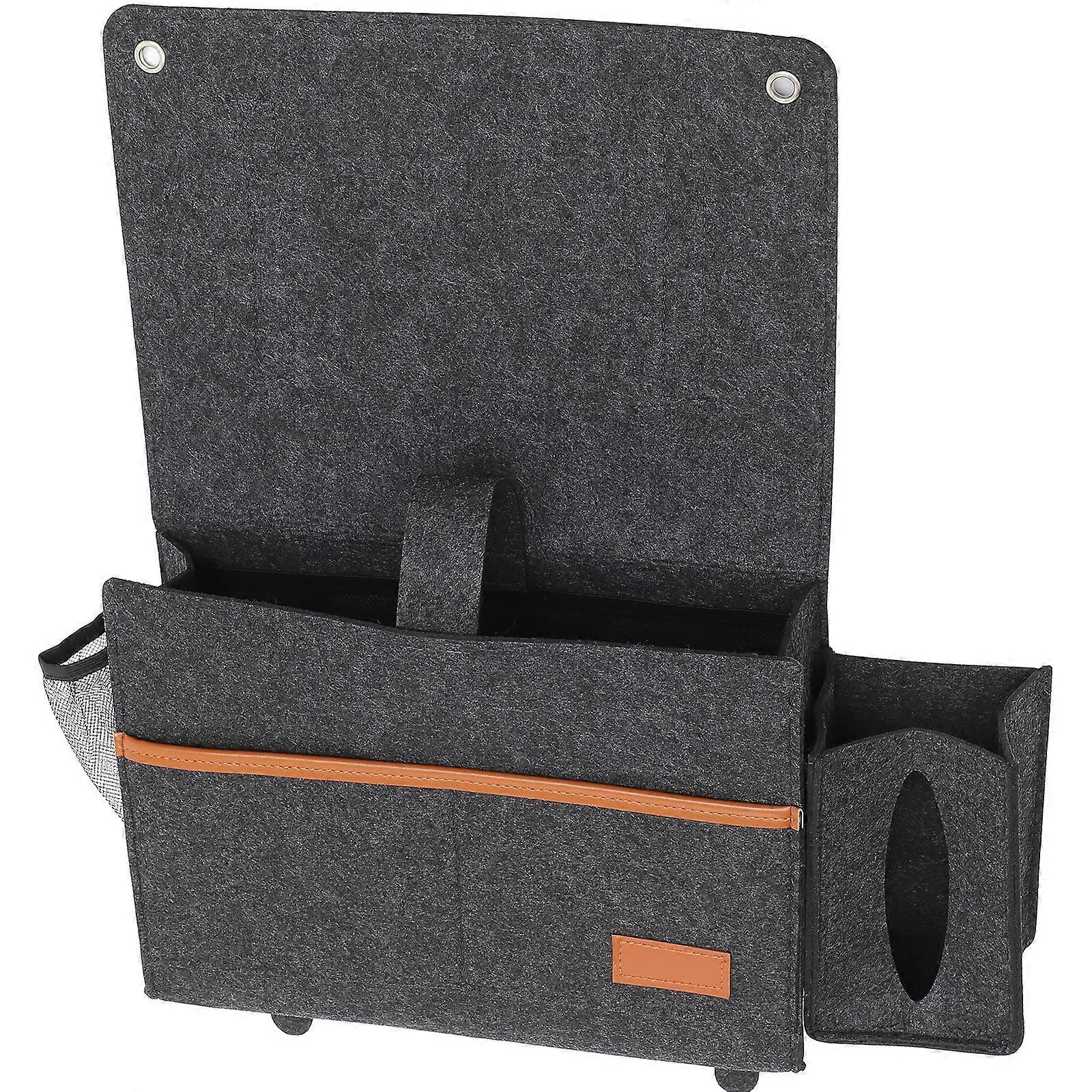 Felt Bedside Storage Bag Suitable For Home Organization Student Dorm Room Modern Style 1Pcs