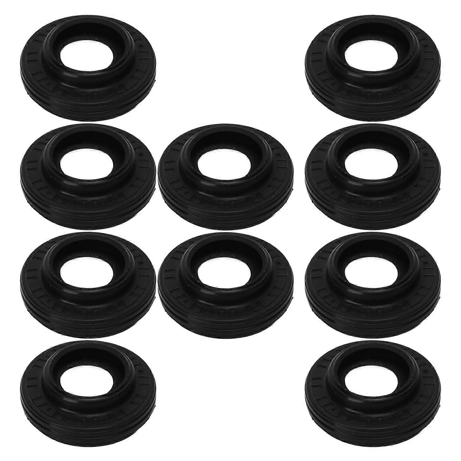 Shaft Seal Kit 10PCS for AC Compressor DKS32C Compact Rubber