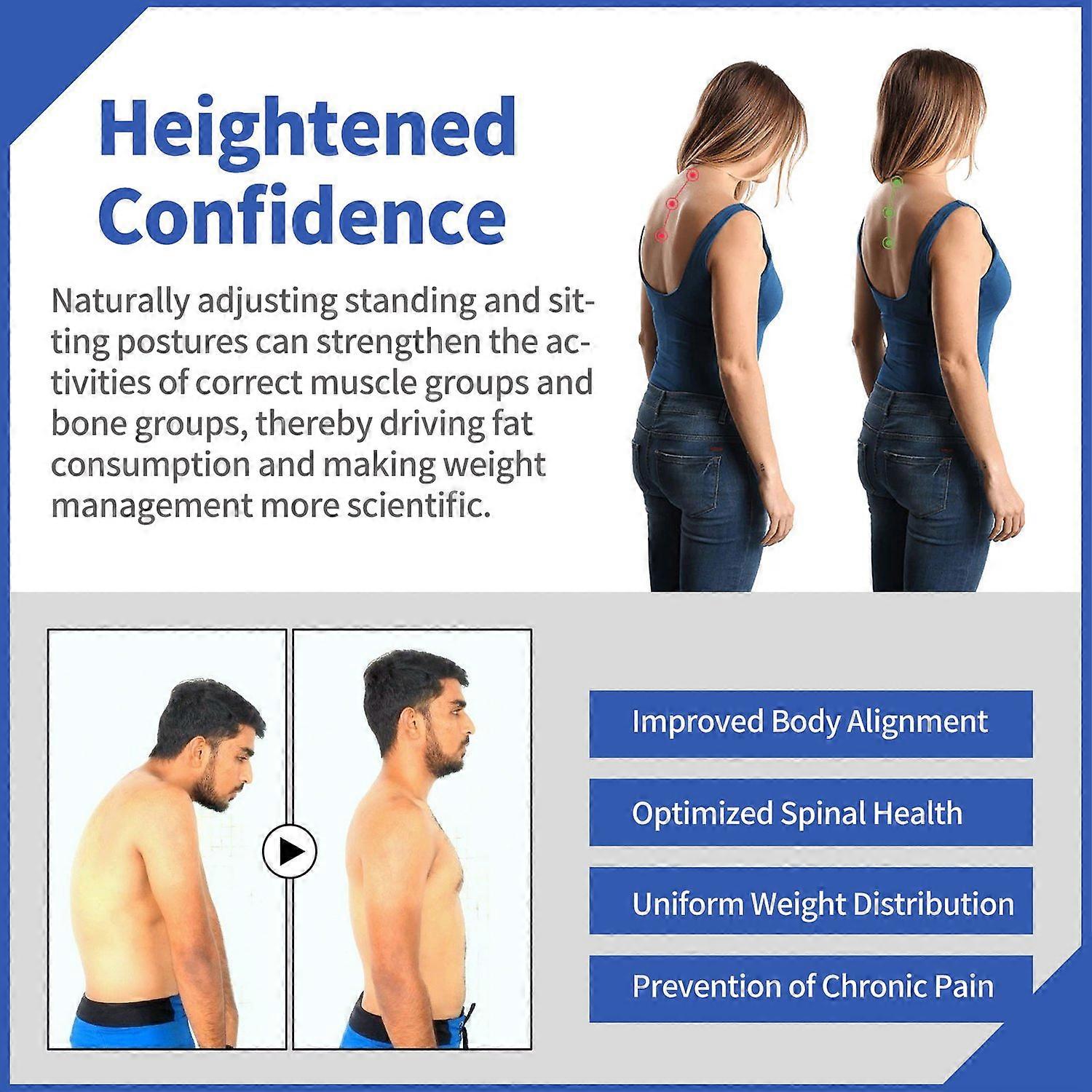 Ximonth posture correction patch shoulder lumbar spine back posture correction back anti-hunchback b