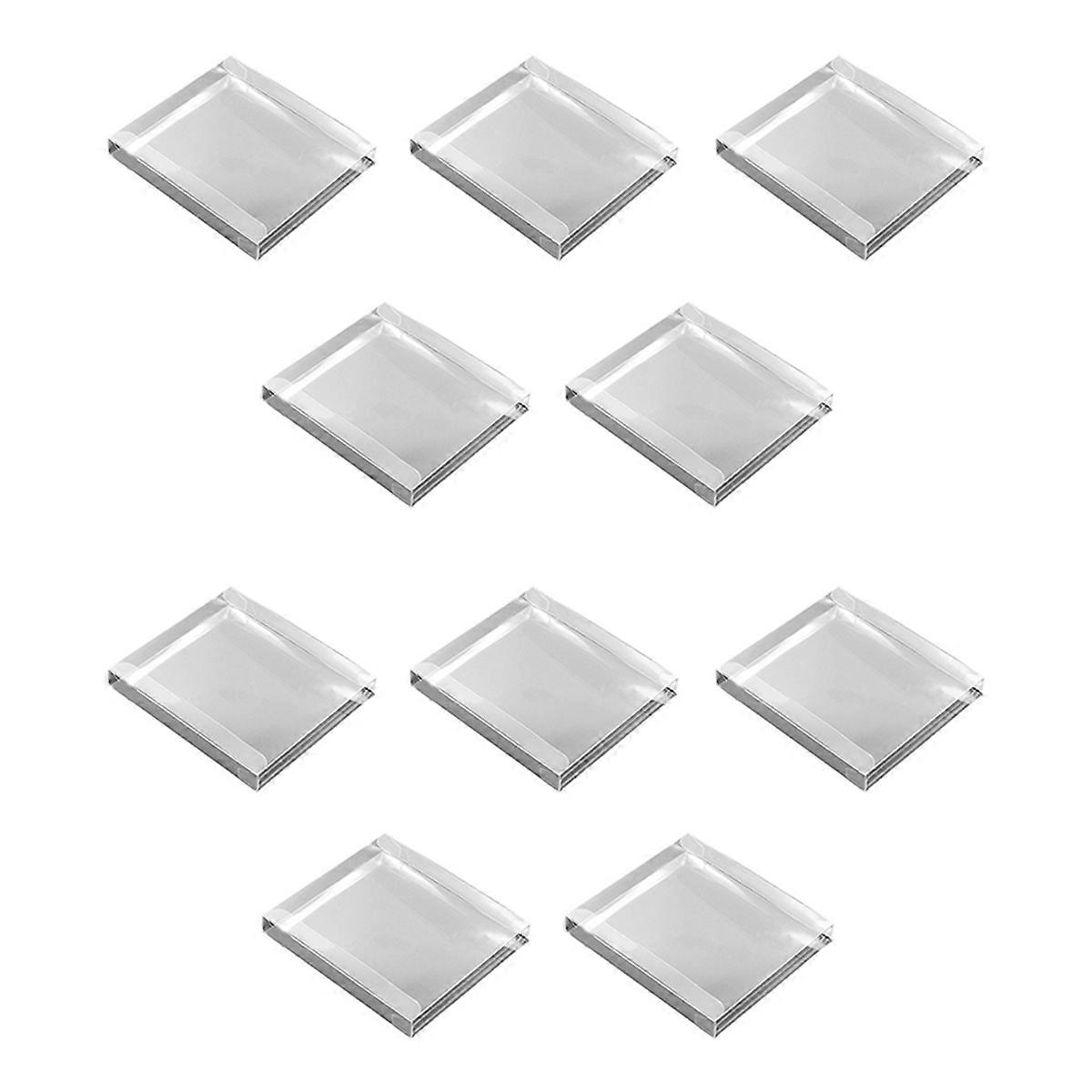 10pcs for Game Cases Clear Protective Storage Boxes for Enhanced Display and Collection