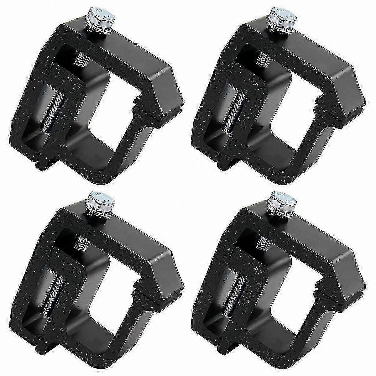 4-Pack Mounting Clamps for Ladder Racks Compatible with Pickup Trucks