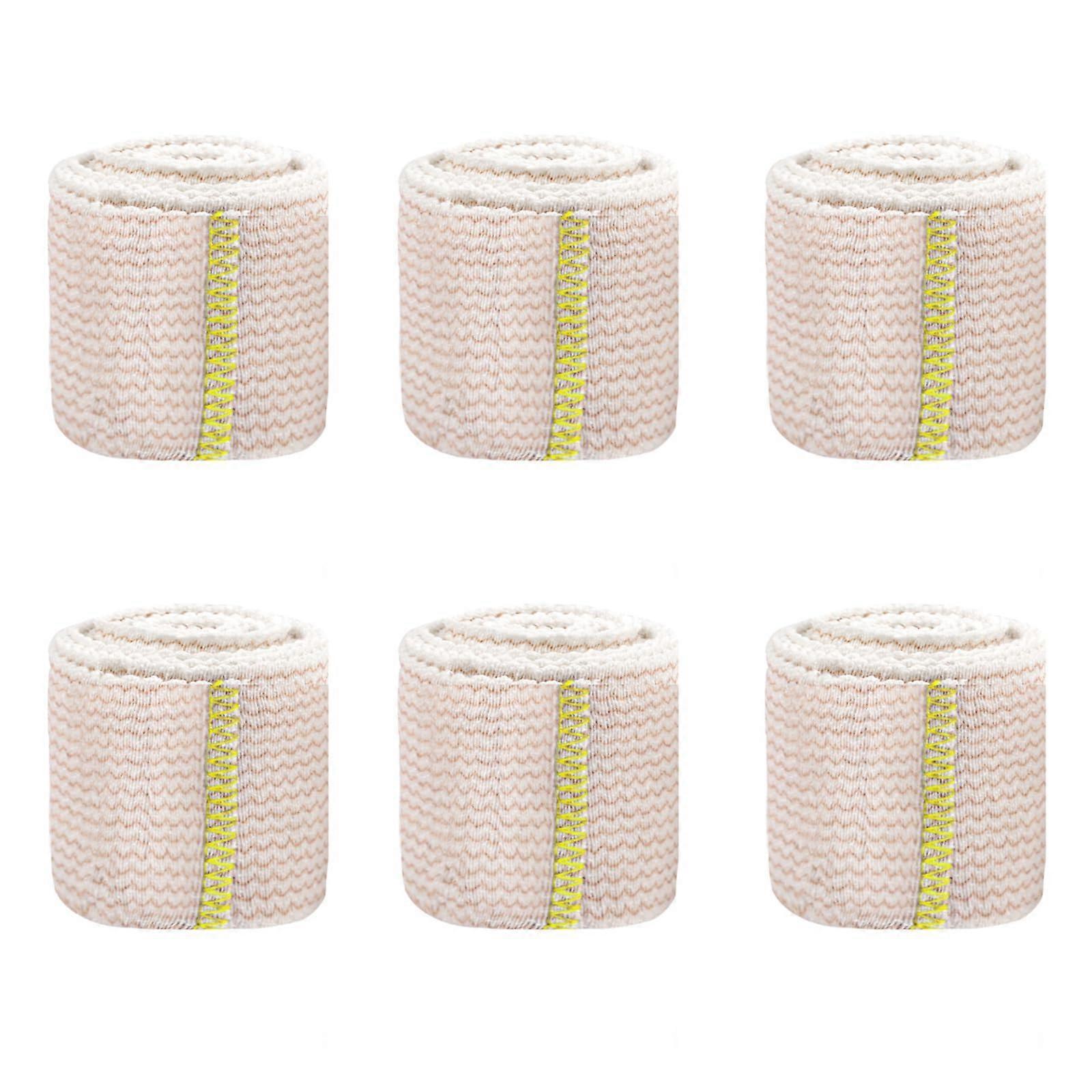 6pcs Elastic Compression Sports Wrap Adjustable 5cm Band for Injury Prevention and Recovery, Durable and Comfortable
