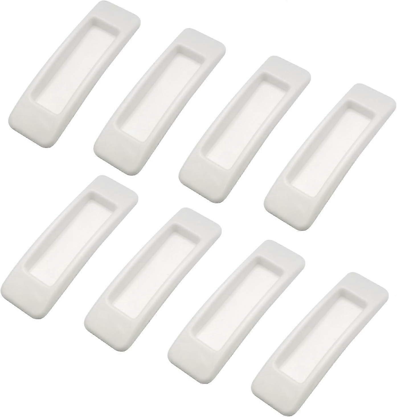 接着剤が取り付けられたキッチンとバスルームの引き出しのための8パック自己接着プラスチックスライドプルハンドル