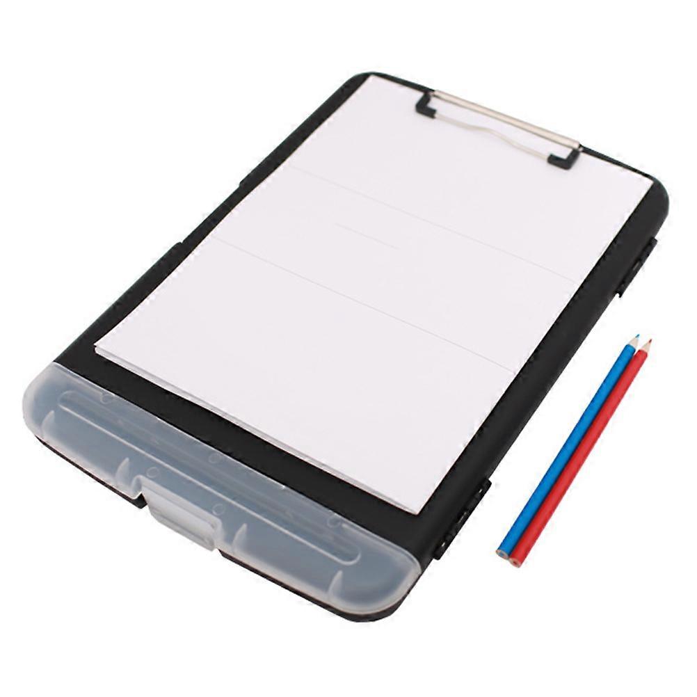 Lightweight Plastic Clipboard with Cover for School, Office, and Medical Use – Smooth Rounded Edges, Writing Surface for Teachers, Students, and Staff