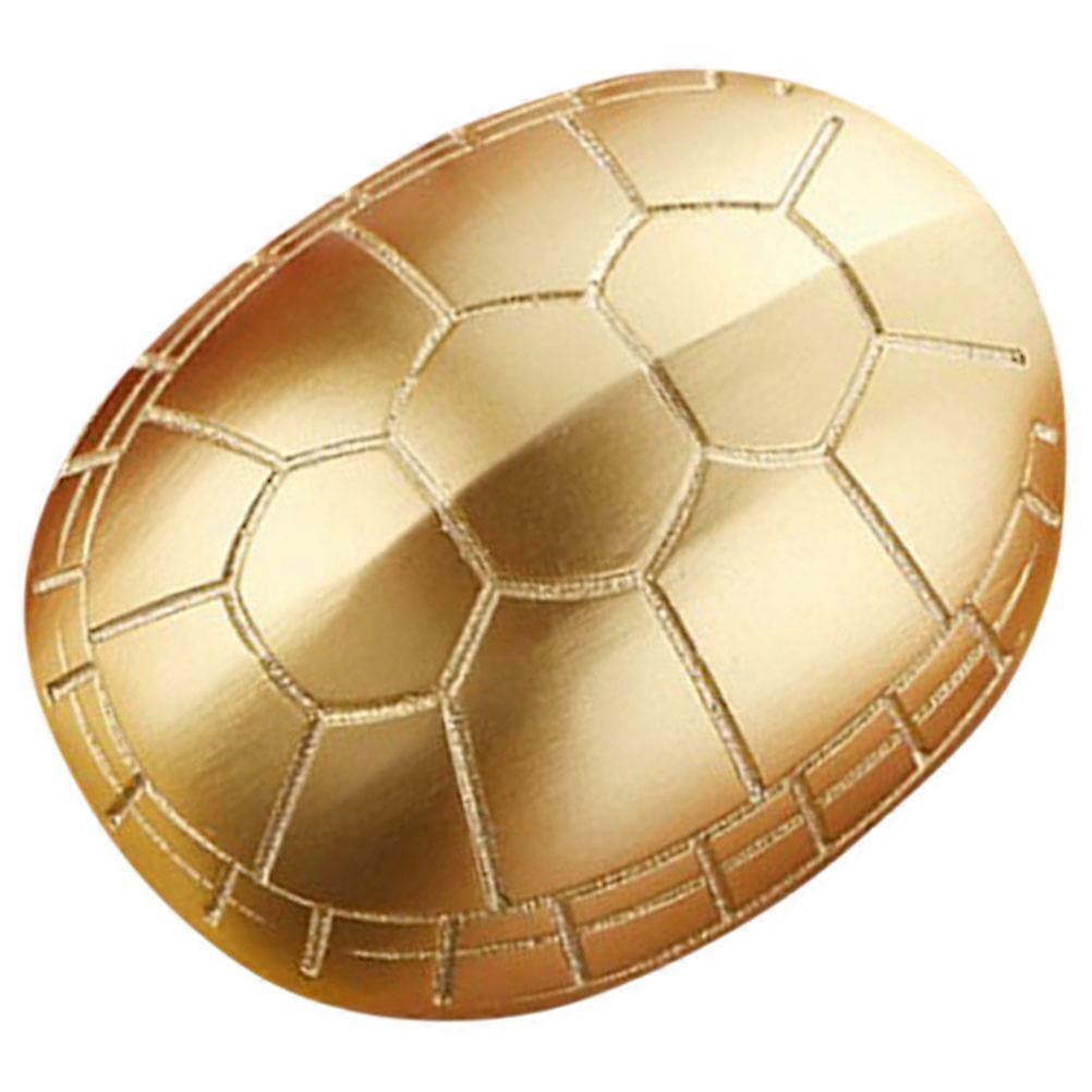 Brass Turtle Shell Desk Adornment For Friends And Families Gift Items 3.14x1.18x1.18in 1Set