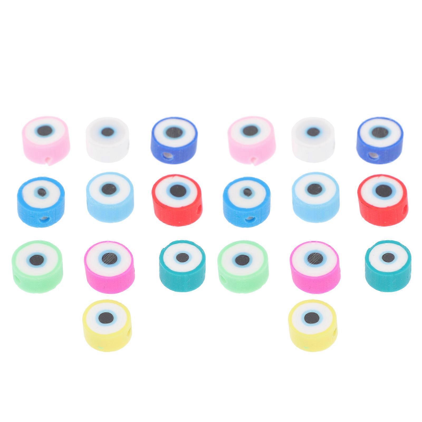 200pcs Assorted Color Composite Material Beads for DIY Jewelry Making Projects Small Size