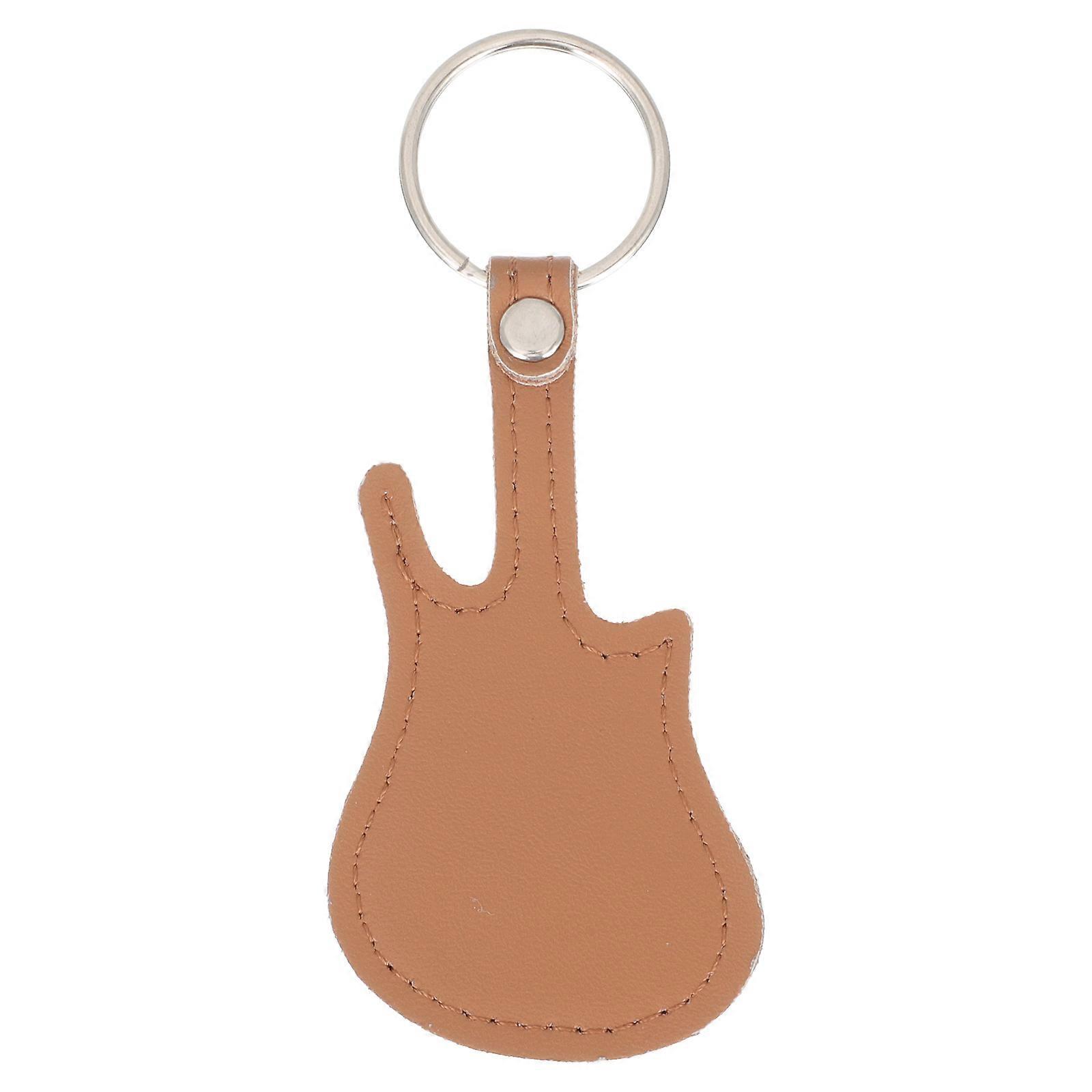 Durable PU Guitar Picks Holder Keychain – Compact Storage Pouch for Outdoor Use, Keeps Picks Organized and Accessible for Guitar Enthusiasts