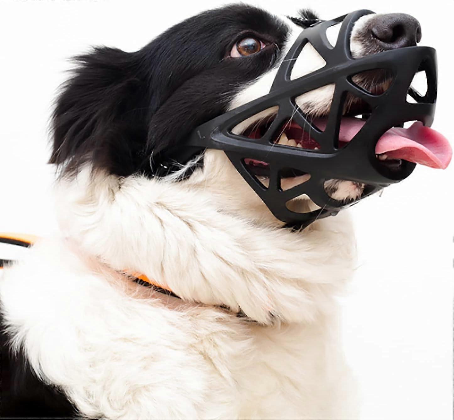 Soft Silicone Dog Muzzle For Small, Medium And Large Dogs, Breathable, Prevents Barking, Biting And Chewing, XL