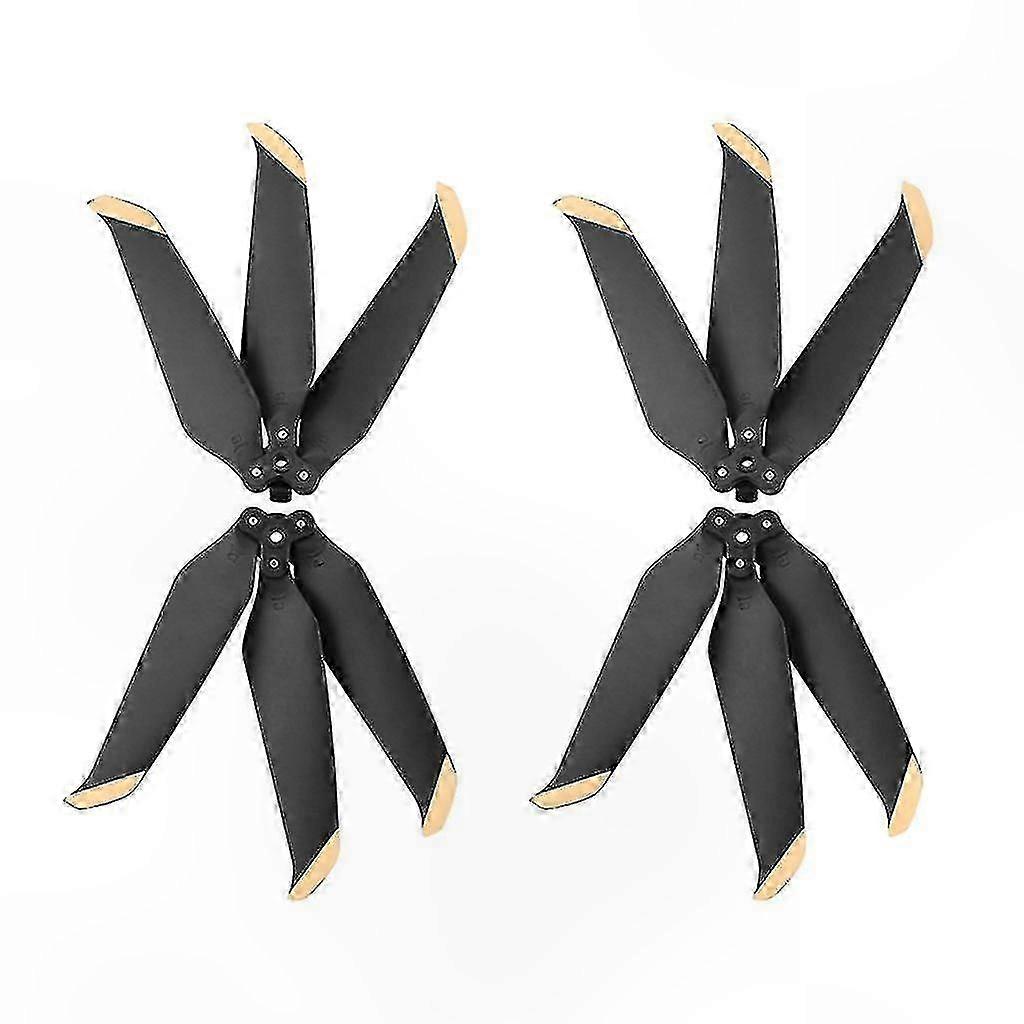 2 Pairs Quick-Release Folding Propellers for Drone Replacement Parts Low-Noise Accessory Compatible with Mavic Air 2/2s