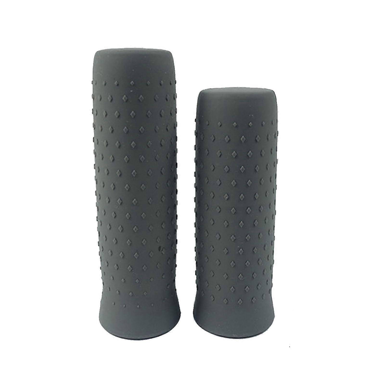 Nonslip Silicone Handlebar Grip Replacement For Electric Scooter Handlebar Protector Grey