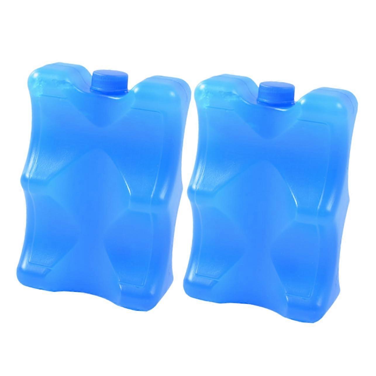 2 Pack Breastmilk Storage Ice Pack Bottles for Breastfeeding Travel and Work Cooling