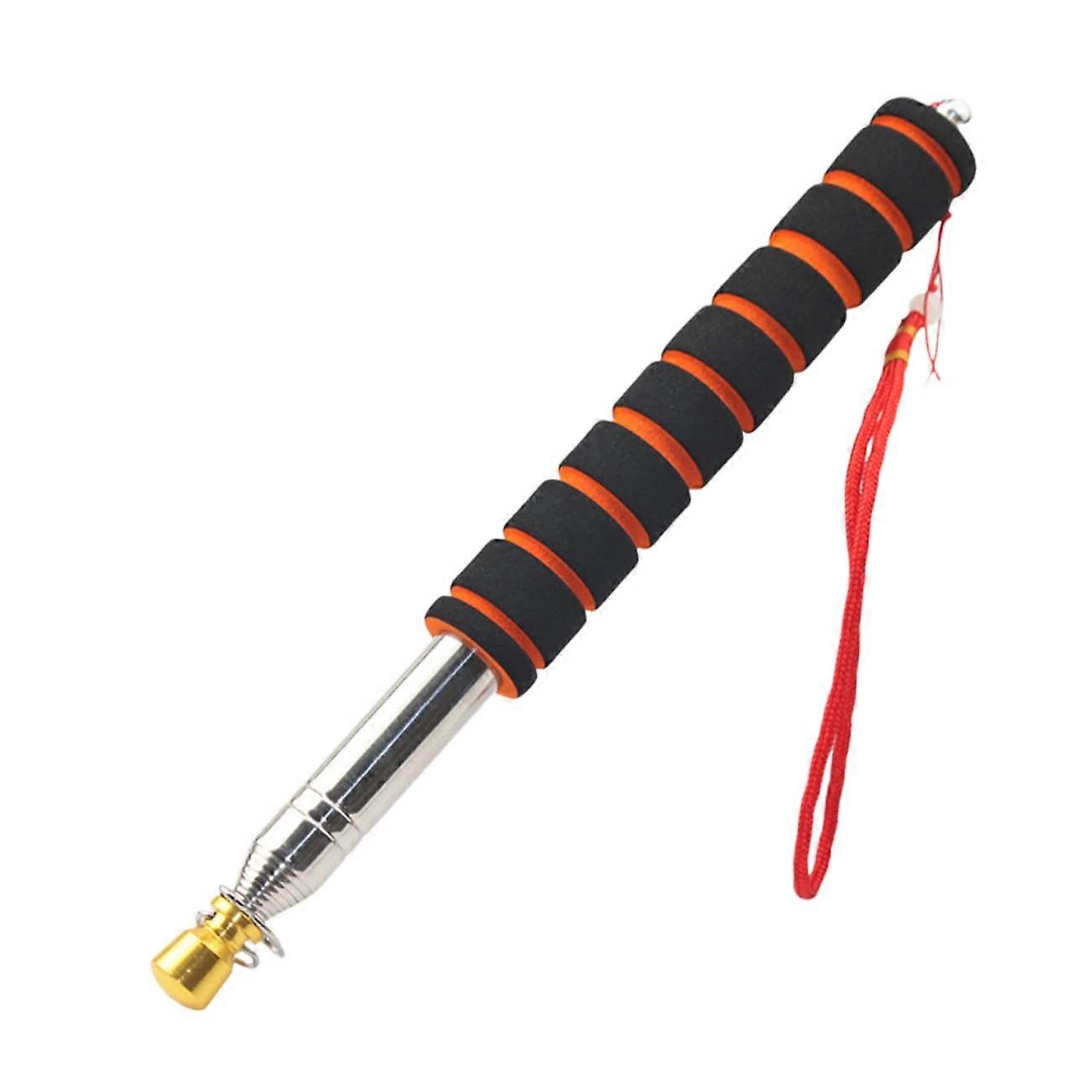 Flagpole Retractable Telescopic, Easy Setup Portable Garden Flag Pole, Outdoor Flagpole For School Flags, Black