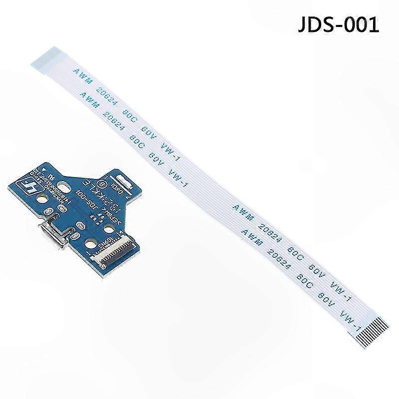 12-Pin USB Charging Port Socket Circuit Board for PS4 Controller Replacement