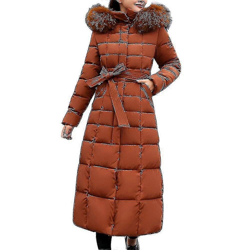 Women's Winter Padded Jacket Coats with Maxi Length