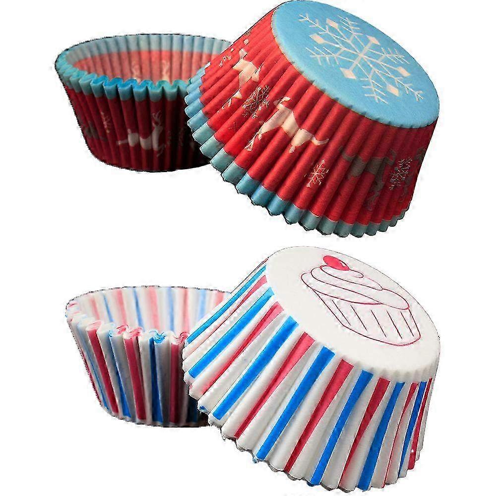 200-Count Greaseproof Cupcake Liners - High-Quality Baking Cups for Muffins & Cupcakes, Ideal for Easy Baking & Serving