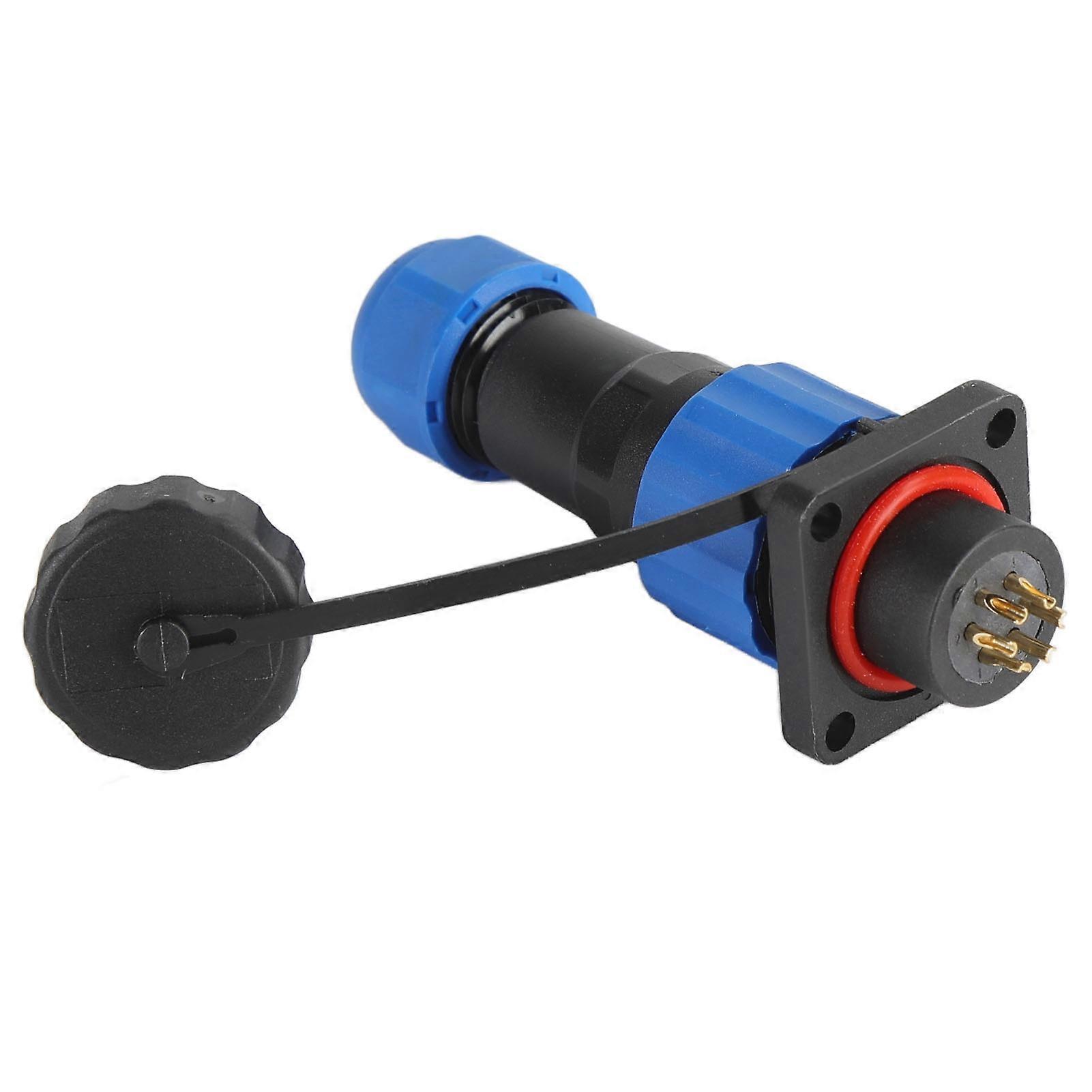 IP68 Waterproof Square Aviation Power Connector SP166 250V 5A