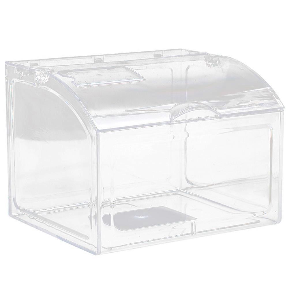 Dried Fruit Storage Jar Kitchen Sealed Jar for Bakery Display Transparent Plastic Flip-Type Container 1Pack