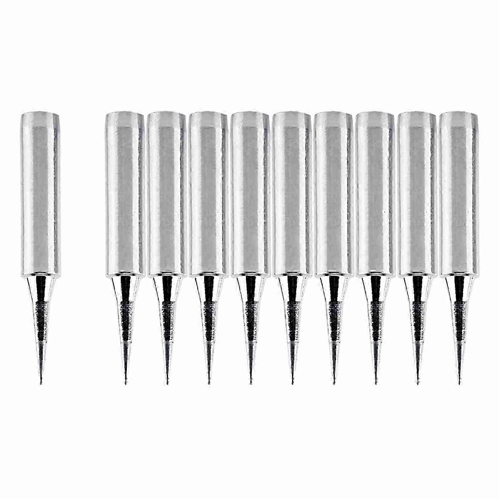 10Pcs Sharp Soldering Replacement Solder Iron Tips Station Tool 900M-T-I