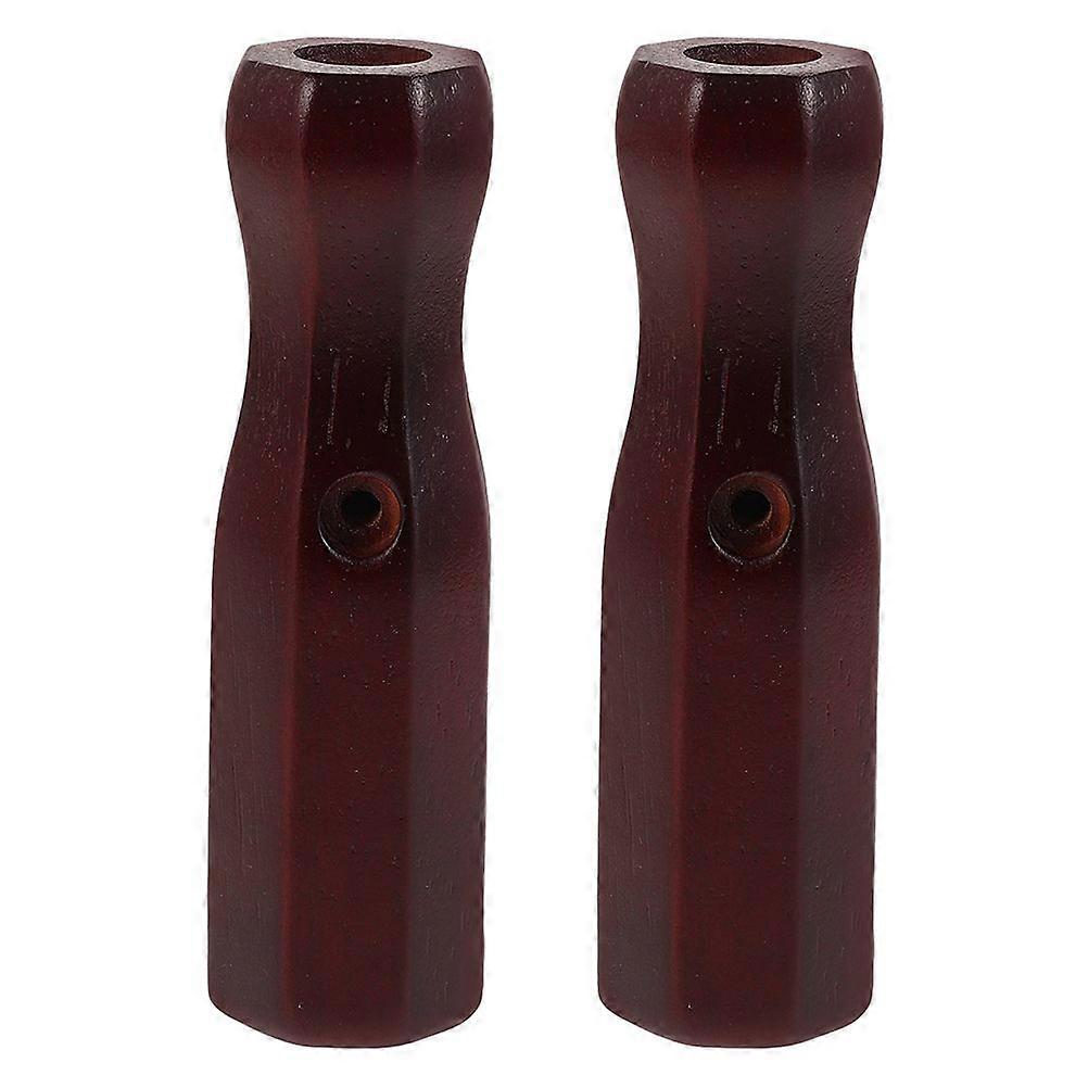 2pcs Wooden Foosball Table Handles For Soccer Machine Indoor Game Handle Grips Mini Games Poles Handles Foosball Table Handle Grip