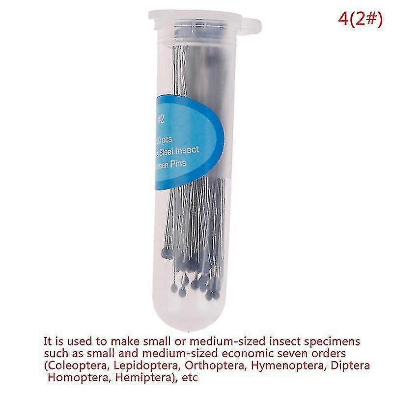 100pcs Insect Pins Specimen Needle Stainless Steel for School Lab E...