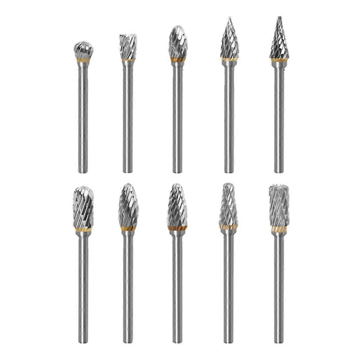 10PCS Carbide Burr Set for Compatible Carbide Burr Set