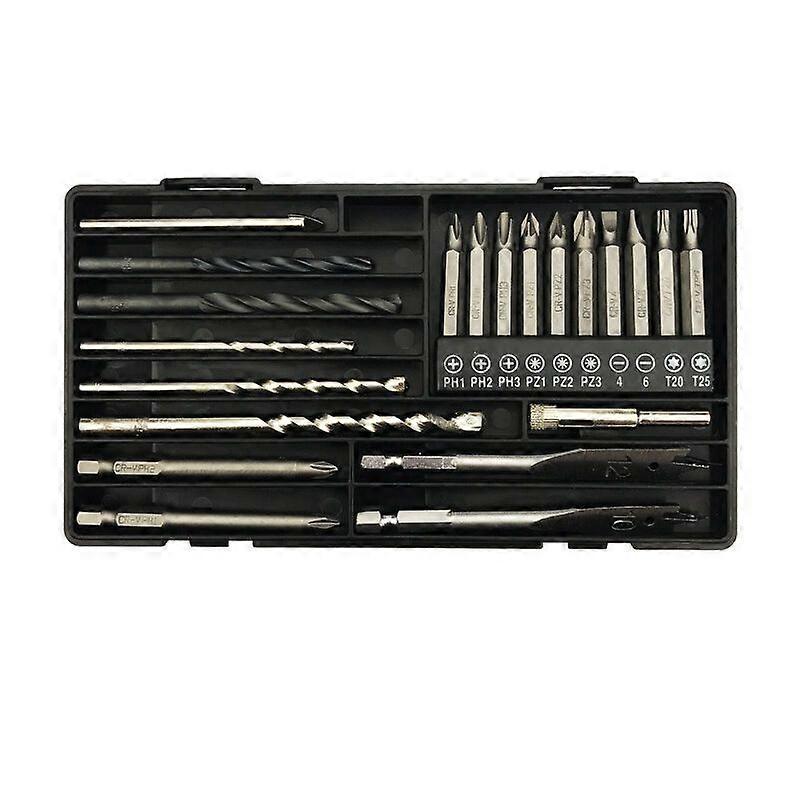 Schrauber-Bit-Satz, Schrauber-Bit-Satz, Mehrzweck-Bohrer-Set mit HSS
