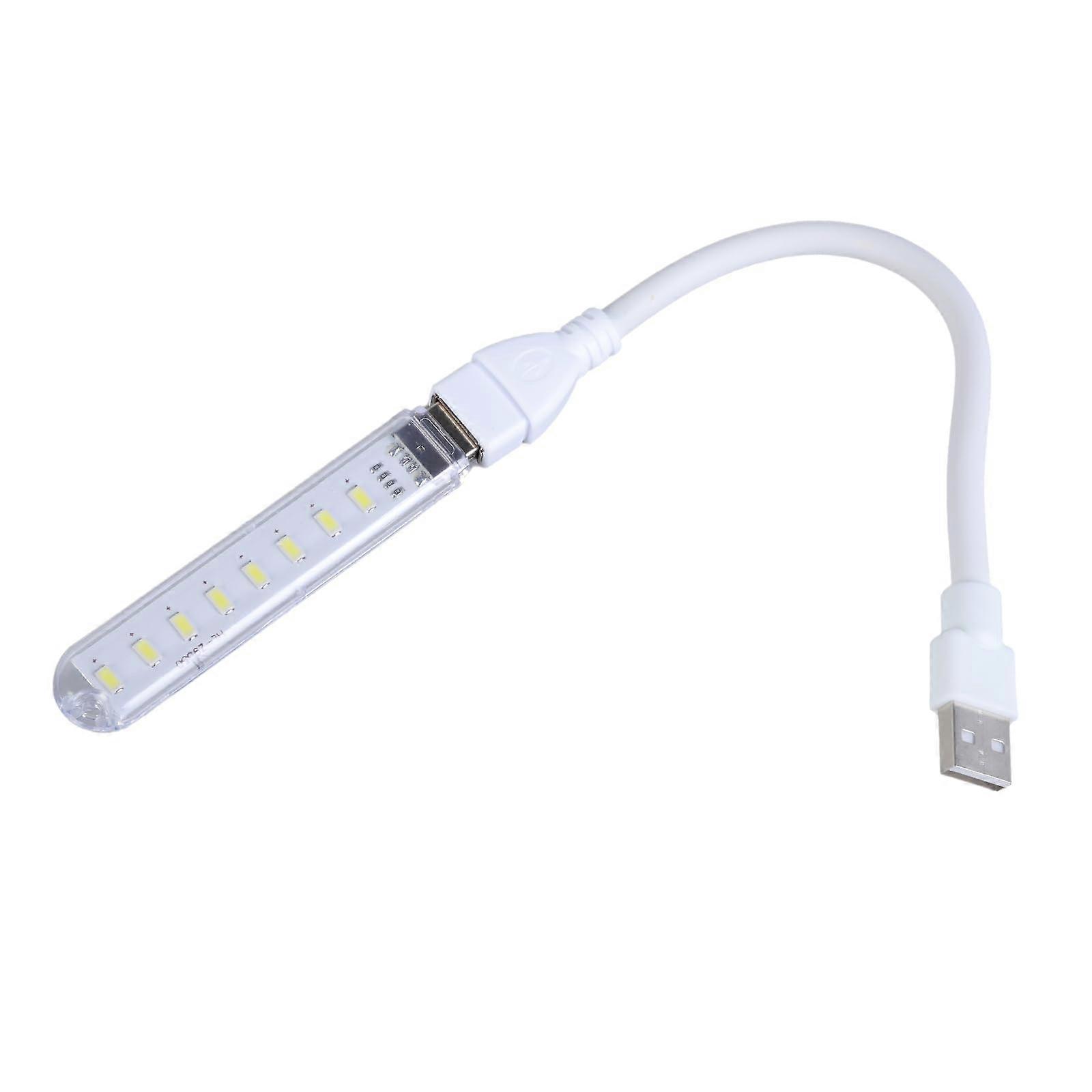USB Lamp Adjustable LED Light With 8 LEDs And Flexible Extension Tube For Camping Outdoor Fishing Dorms