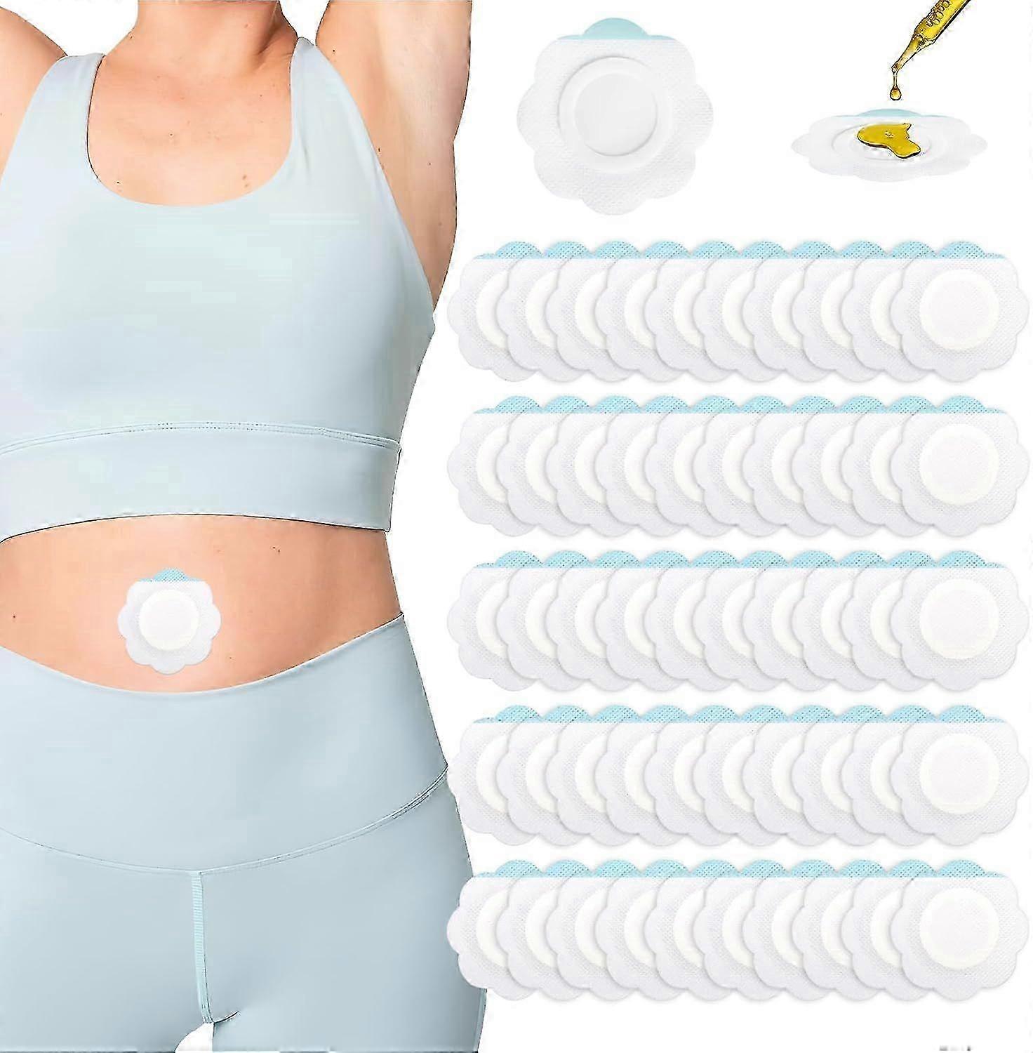 2025 Latest Model 100pcs Castor Oil Belly Button Patch - Self-Adhesive