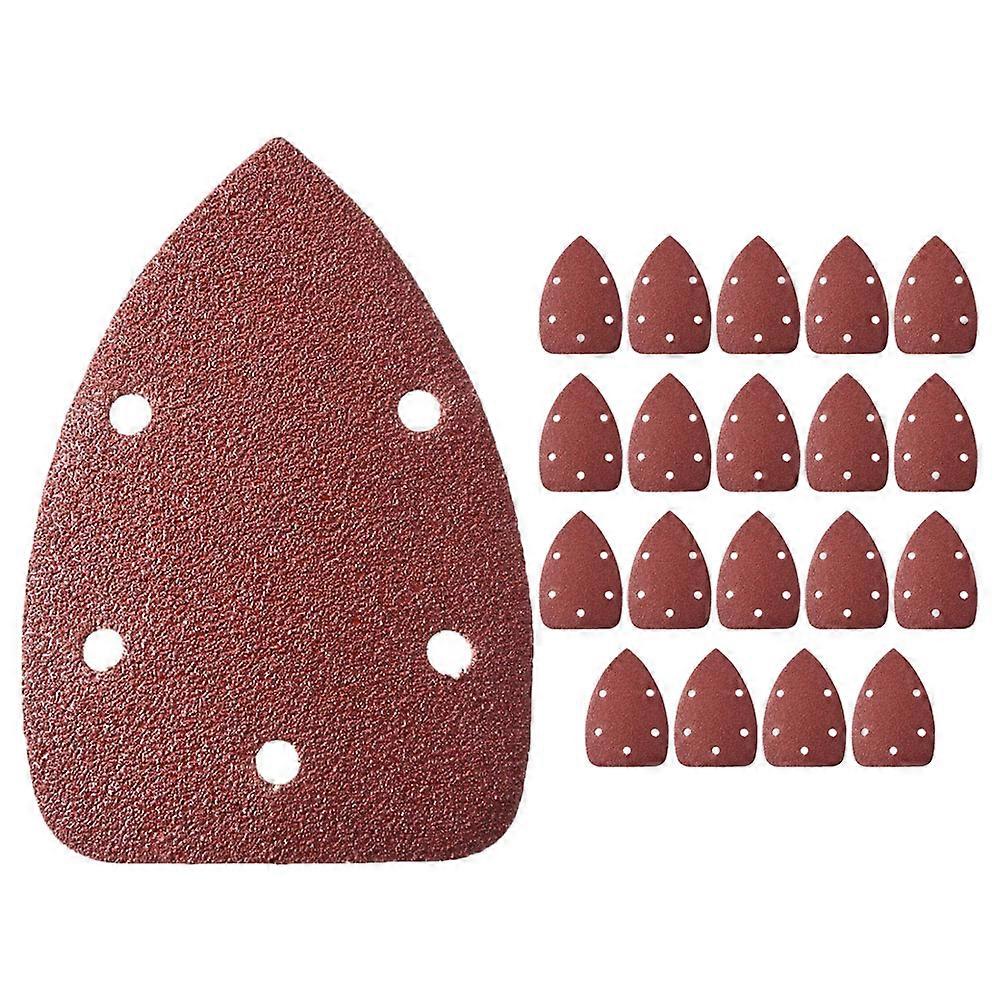 20pcs Triangle Sanding Discs Aluminum Oxide Sandpapers for Polishing 40 Grits