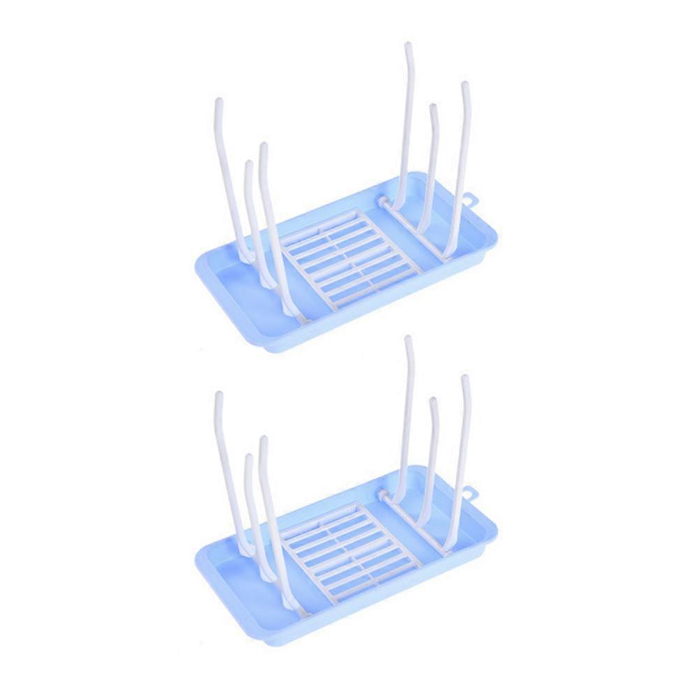 2pcs Bottle Drying Rack with Bottle and Pacifier Random Color