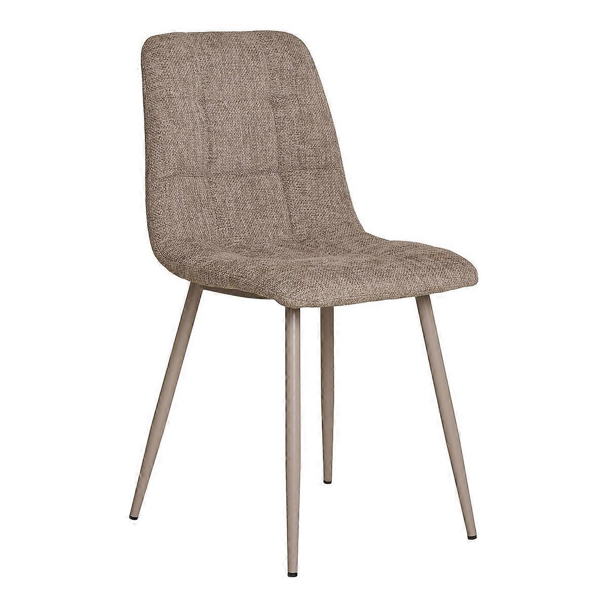 Ensemble de 2 chaises Middelmart, Gris, Polyester, 44x55x86 cm