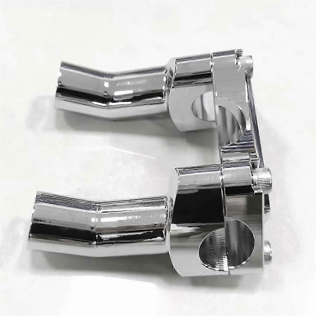 3-1/2 Inch Pullback Handlebar Risers with Top Clamp Kit for Dyna Softail Fat Boy