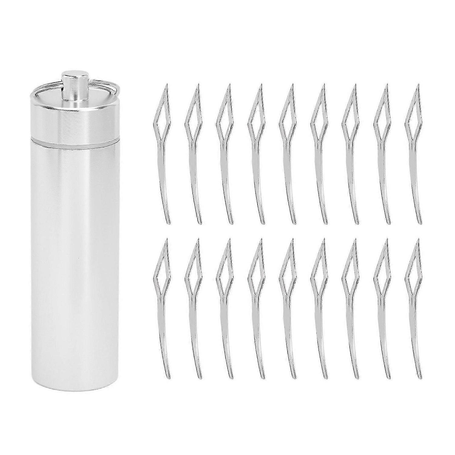 2025 Latest Model 18pcs Rhombic Dreadlocks Interlocking Tool Alloy Dreadlocks ...