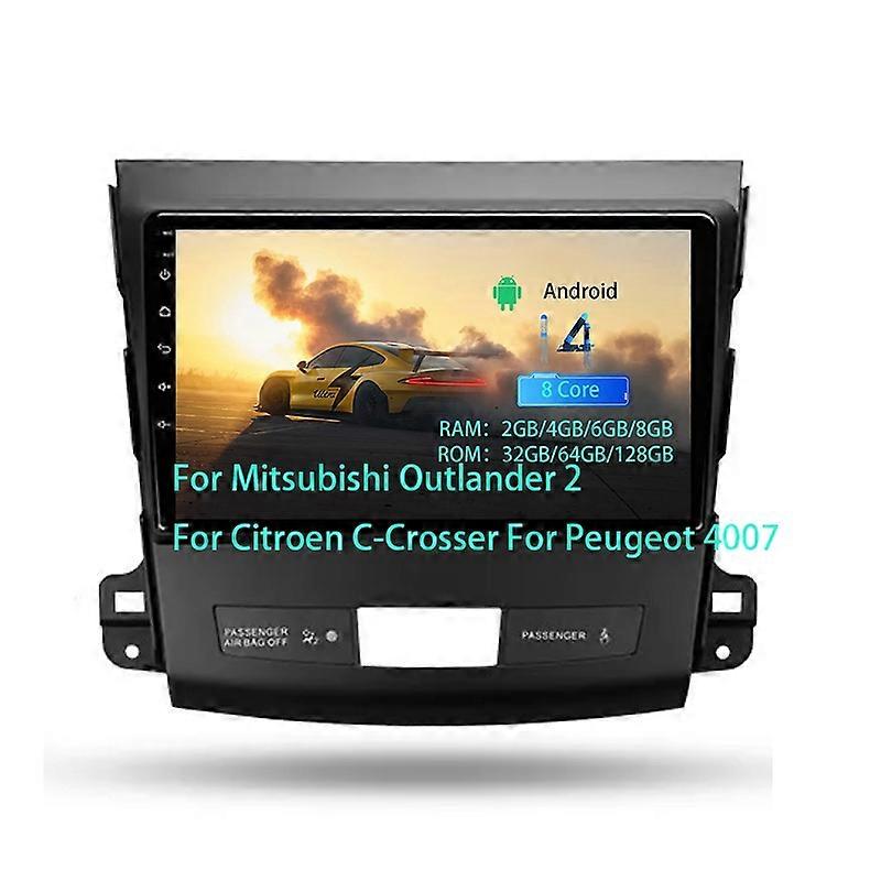 Android Car Radio For Mitsubishi Outlander Xl 2 2005-2012 Multimedia Video Player Navigation GPS