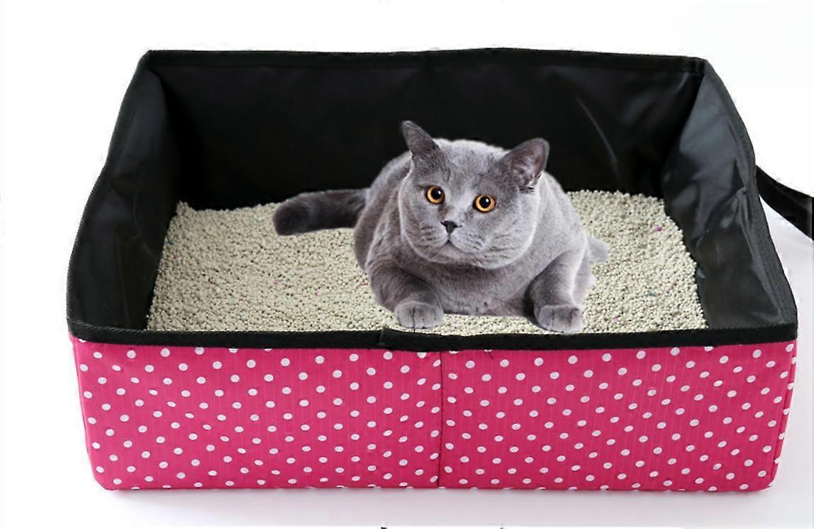 Collapsible Litter Box, Portable Cat Toilet, Folding Cat Poop Pot, Cat Potty, Pet Cat Supplies