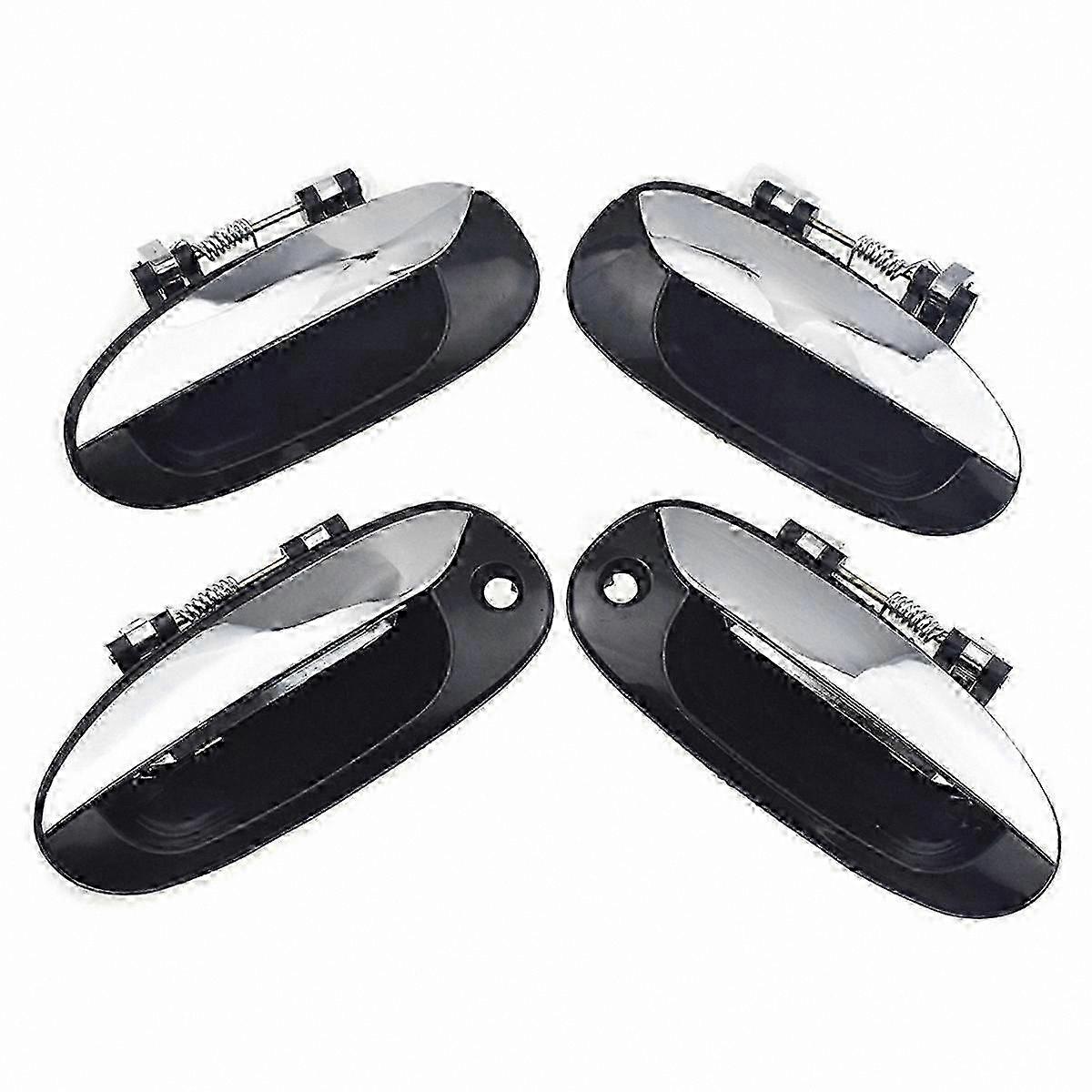 Exterior Door Handle Set for 2002-2006 Vehicles - 4 Pieces Front and Rear Replacement Kit